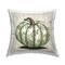 Stupell Industries Green Pumpkin Botanical Leaf Pattern Throw Pillow